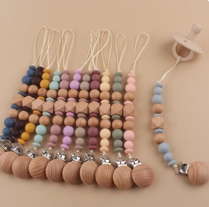 El Mejor Regalo para Recién Nacidos, Mordedor de Silicona 100% Suave, Libre de BPA, Seguro, Colgante de 26 cm, Cuentas Multicolores, Porta Chupetes, Mordedor para Bebés - Product Image 4