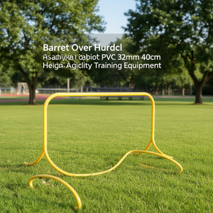 Valla de obstáculos de PVC Barret de 32 mm y 40 cm de altura fija para entrenamiento de agilidad - Product Image 3
