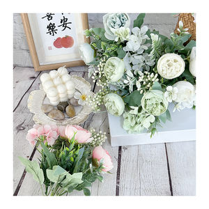 Meixue Menghuan QYY-517 de pivoine artificielle petit bouquet de pivoine nouveau produit de haute qualité usine en gros - Product Image 3