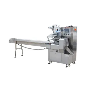 Automatic Pillow Packing Machine Biscuit Food Bread Hard Candy Chocolate Bars Packaging Machine
