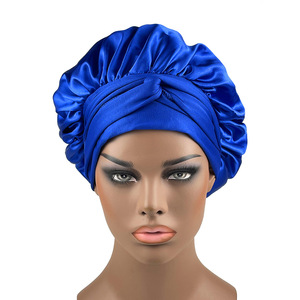 Syh28 Bonnets longs <span class=keywords><strong>en</strong></span> satin personnalisés, ajustables, <span class=keywords><strong>en</strong></span> <span class=keywords><strong>soie</strong></span> satinée, pour <span class=keywords><strong>cheveux</strong></span> longs, <span class=keywords><strong>bonnet</strong></span> <span class=keywords><strong>de</strong></span> <span class=keywords><strong>nuit</strong></span> à large bord avec rubans - Product Image 5