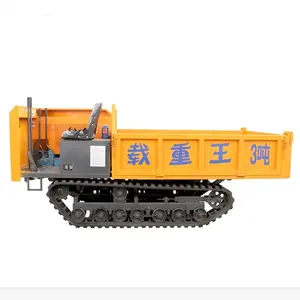 3 tons ride on chinese crawler dumper mini transporter supplier