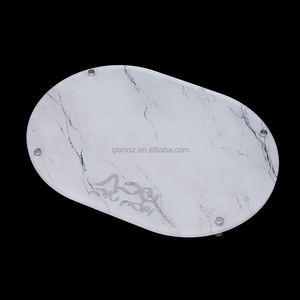 هدية اليهودية من جودايكا بمرآة ذهبية وفضية وحدود كلاسيكية من الأكريليك ولوسيت شالله - Product Image 6