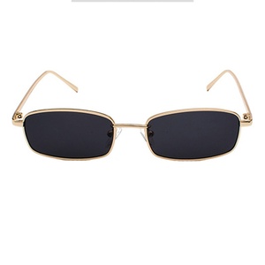 Lunettes de soleil rétro européennes et américaines, monture carrée coréenne, petites lunettes personnalisées pour hommes et femmes, tendance Hong Kong - Product Image 6