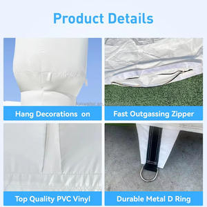 Sortie d'usine PVC extérieur intérieur adultes enfants sauter châteaux acheter château gonflable blanc <span class=keywords><strong>maison</strong></span> de rebond avec toboggan - Product Image 3