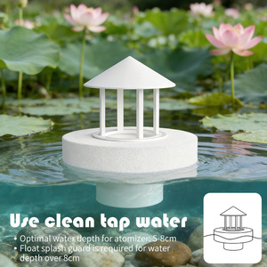 น้ำพุหินจำลองแบบไร้แสงพร้อมระบบพ่นละอองน้ำแบบอัลตราโซนิก สร้างหมอกน้ำในตู้ปลา สร้างสรรค์ภูมิทัศน์น้ำ - Product Image 5