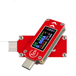 TC64 Typ-C LCD-Farbbild schirm USB-Voltmeter Ampere meter Multifunktion tester Werkzeug Erkennung Spannungs strom messer Lade monitor