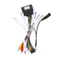 Kit de cadres DVD de voiture sous Android, avec harnais de câblage, câble ISO à 16 broches, pour Skoda Fabia 2015, accessoires de pièces auto, Meihua, nouveauté