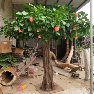 Chất Lượng Cao Trang Trí Nhân Tạo Màu Xanh Lá Cây Cây Táo Nhân Tạo Cây Ăn Quả Cuộc Sống Lâu Dài Sử Dụng Bán Sỉ Giá - Product Image 4