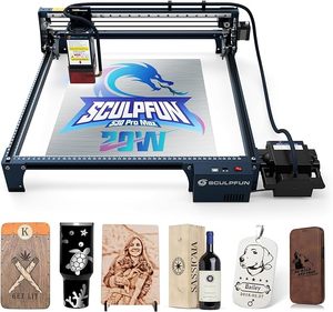 Grabador Láser <span class=keywords><strong>SCULPFUN</strong></span> <span class=keywords><strong>S30</strong></span> de <span class=keywords><strong>20W</strong></span>, Impresora de Logotipos en Madera, Máquina de Grabado de Metal con Diodo - Product Image 1