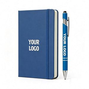 Promotion Wholesale A6 <b>A5</b> Personalized Printed Lined Hardcover <b>Note</b> <b>Book</b> Pu Leather Journal Business Notebooks With Logo - Product Image 1