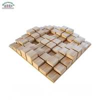 Diffuseur pyramidal semi-circulaire suspendu bidimensionnel haut/bas, écologique, étanche, ignifuge et insonorisant pour hôtels et appartements