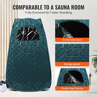 Sauna Portátil Popular para el Hogar, Mini Spa Personal Interior, Tipo Pop-Up, con Calefacción a Vapor