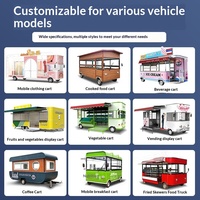Chariot de restauration multifonctionnel Tuoke pour boissons et aliments, idéal pour le camping, les événements, les marchés, les cafés et les stands de thé au lait, chariot mobile en métal pour usage commercial et agricole