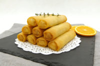 1oz Rouleaux de printemps aux légumes surgelés IQF, croustillants, végétaliens, pour repas d'avion et menus enfants, vente en gros