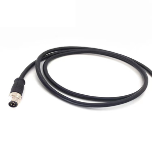 สายเคเบิล USB ต่อ M8 3 พิน 4 พิน 5 พิน 6 พิน สายเคเบิลเซ็นเซอร์ป้องกันสัญญาณรบกวน M12 สายเคเบิลเชื่อมต่อหลายจุด M12 - Product Image 1