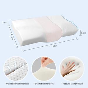MOQ <span class=keywords><strong>bajo</strong></span>, almohada ortopédica <span class=keywords><strong>de</strong></span> espuma viscoelástica para <span class=keywords><strong>dormir</strong></span> para adultos, masaje lateral para <span class=keywords><strong>dormir</strong></span> en forma <span class=keywords><strong>de</strong></span> mariposa, cama Cervical antironquidos, contorno para <span class=keywords><strong>dormir</strong></span> - Product Image 6