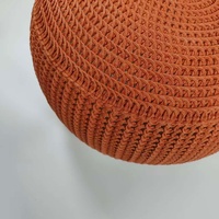 Pouf gonflable d'extérieur moderne en polyester, fait main, pour chambre et salon