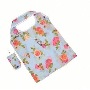 Bolsa de Compras Reutilizable Ecológica de Poliéster, Económica, Tipo Chaleco, Plegable, con Logotipos - Product Image 4