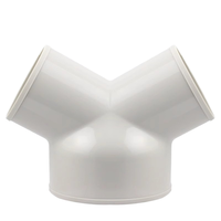 150 100 Réducteur flexible de type Y pour joint de conduit de ventilation carré pour tuyau de drainage extérieur industriel pour hôpitaux