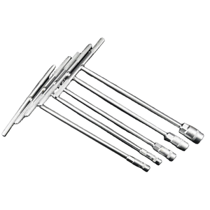 <b>Universal</b> T Type 6mm-19mm CR-V Steel Hexagon <b>Socket</b> Wrench Metric DIY Hand Tools for Auto Repair OEM Customizable T-Shape Hex - Product Image 1