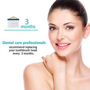 Testine di Ricambio per <span class=keywords><strong>Spazzolino</strong></span> <span class=keywords><strong>Elettrico</strong></span> Professionale Compatibili con <span class=keywords><strong>Oral</strong></span> Clean SB-17A per la Cura delle Gengive, Confezione Multipla - Product Image 6
