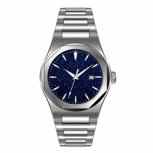 OEM自有品牌新设计定制标志GP风格不锈钢高品质男士手表