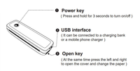 Imprimante thermique directe portable USB Bluetooth 203 dpi, imprimante sans encre, largeur de papier maximale 216 mm