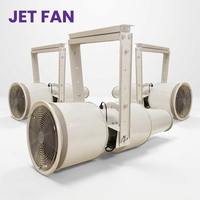 Ventilateur Jet Fan 110v / 220v / 380v, ventilateur d'extraction pour parking, fabriqué en Chine, ventilateur de toit industriel