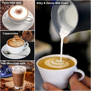 Espumador de leche 250ML 500ML Tetera Falla de energía <span class=keywords><strong>No</strong></span> tiene fugas 500W Denso Caliente Frío 45 50 70 80 Grados Pantalla táctil Mini Cake Maker - Product Image 3