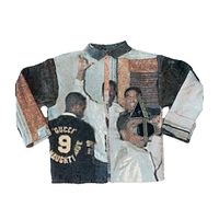 Pull tissé avec logo personnalisé pour hommes adultes Nouveau design Cagoule à capuche avec col à capuche Couverture la plus vendue pour le printemps