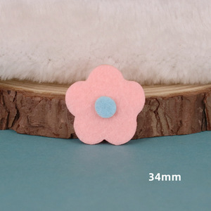 Autocollants en feutre multicolores pastel, embellissements floraux non tissés pour mur <span class=keywords><strong>photo</strong></span>, scrapbooking et <span class=keywords><strong>d</strong></span>écorations DIY faites à la main - Product Image 6