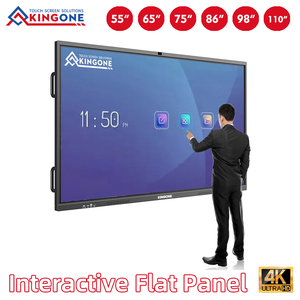 Pizarra Digital Interactiva con Pantalla Táctil 4K, Panel Plano para Aulas y <span class=keywords><strong>Salas</strong></span> <span class=keywords><strong>de</strong></span> Reuniones - Product Image 1