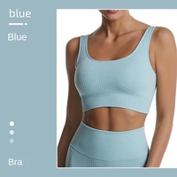 Soutien-gorge de yoga de grande taille respirant avec bandoulière large pour femmes