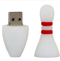 Bowling bentuk Usb Pen Drive 2.0 3.0 PVC plastik USB Stick 32Gb USB Flash Drive 2.0 3.0 64GB 16GB