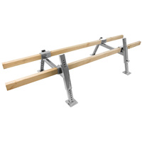 Support de fond de ruche réglable en métal pour apiculteur