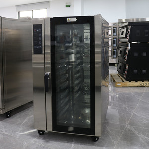 Horno eléctrico <span class=keywords><strong>de</strong></span> convección <span class=keywords><strong>de</strong></span> 12 bandejas <span class=keywords><strong>de</strong></span> aire caliente para panadería para pastelería - Product Image 3