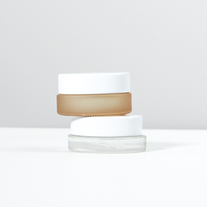 Hot bán tùy chỉnh Blush nhỏ Rỗng Mỹ phẩm kem thủy tinh Jar bao bì <span class=keywords><strong>container</strong></span> với nắp nhôm 100% có thể tái chế - Product Image 6