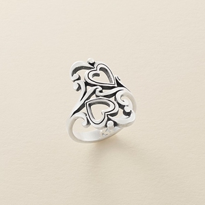 S925 Sterling Silver James Avery Retro <strong>Gothic</strong> butterfly Crown Heart-shaped Stackable <strong>Ring</strong>, Suitable for Women's Bohemian Jewelry - Product Image 5