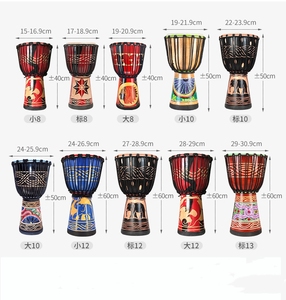 African Percussion Drum with Mahogany and Sheepskin Heads Colorful Strap & Bag Customized Logo for Professional Playing - Product Image 3