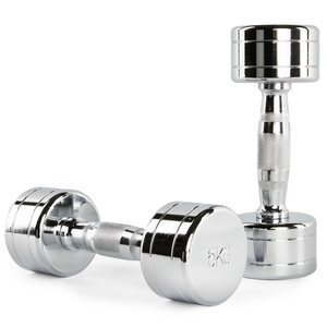 Chất lượng cao Chrome thép đào tạo quả tạ Set Electroplated Workout trọng lượng cho cánh tay tập thể dục nhà máy bán buôn - Product Image 4