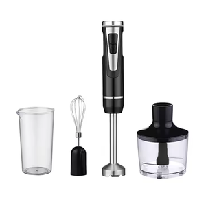 Mélangeur à immersion sans fil 200W Mélangeur à main 3 en 1 Mélangeur à bâton Lame en acier inoxydable avec bécher mélangeur, hachoir, fouet - Product Image 1