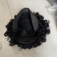 Perruque bandeau tressée couleur naturelle 100% cheveux humains brésiliens 6 pouces sans colle sans dentelle facile à porter au quotidien pour femmes