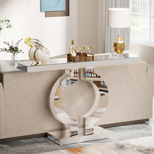 Consolle a specchio contemporanea da 43 pollici in argento per <span class=keywords><strong>ingresso</strong></span>, <span class=keywords><strong>corridoio</strong></span>, soggiorno - Product Image 3