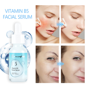 Sérum facial à la vitamine B5 pour le visage avec acide hyaluronique réparant la peau raffermissant les soins de la peau sérum 5 en 1 pour le vieillissement des soins de la peau OEM - Product Image 6