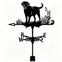 OEM ODM Indicateur de direction du vent robuste en forme de chat pour toit de ferme, jardin, cour, décoration extérieure
