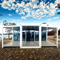 Maison mobile de luxe préfabriquée, extensible, transformable, étanche et insonorisée, à louer