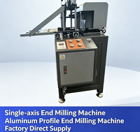 Machine de fraisage à axe unique pour profilés en aluminium, machine de fraisage des extrémités des profilés de fenêtres