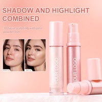 Enlumineur liquide scintillant pour le corps et le visage OEM, maquillage liquide pour le visage en marque privée