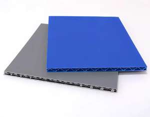 バンインテリア用4mmグレープラスチックスムースサンドイッチポリプロピレンハニカムパネル - Product Image 3